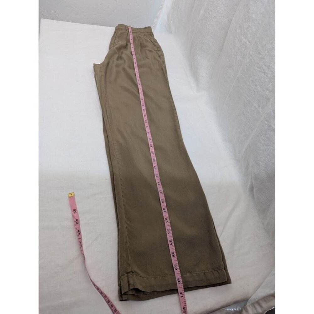 Thread Supply women's small brown chino style pants, wide leg high rise B11 - Picture 9 of 9